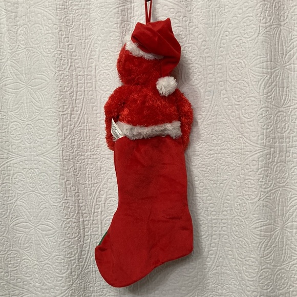 Seasame Workshop Singing Red Elmo Christmas Stocking 22”, 2010 - Picture 7 of 11